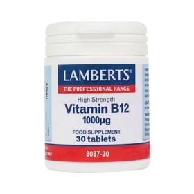 Lamberts Vitamin B12, Συμπλήρωμα Διατροφής Βιταμίνη Β12 1000mcg 30Tabs 8087-30