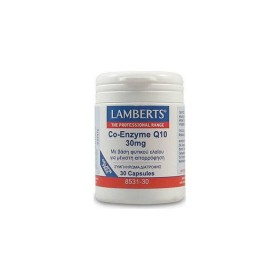 Lamberts Co-Enzyme Q10 30mg, Συμπλήρωμα Διατροφής με Συνένζυμο Q10, 30 κάψουλες