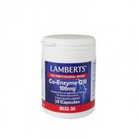 Lamberts Co-Enzyme Q10 100mg Συμπλήρωμα Διατροφής με Συνένζυμο Q10 30 κάψουλες  8533-30