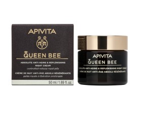 Apivita Queen Bee Απόλυτη Αντιγηραντική & Αναπλήρωση Κρέμα Νυκτός 50ml