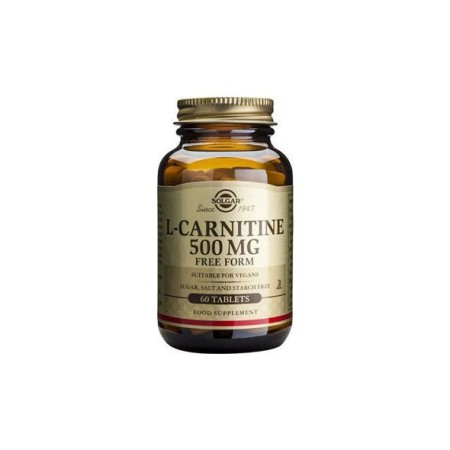 Solgar (Maxi) L-Carnitine 500mg, Συμπλήρωμα Διατροφής με Καρνιτίνη 60 ταμπλέτες