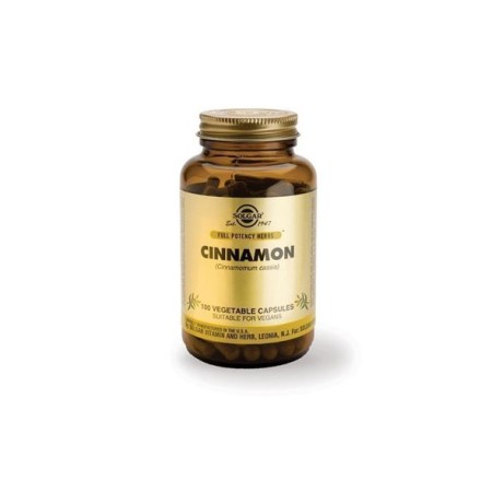 Solgar Cinnamon 500mg 100 φυτικές κάψουλες
