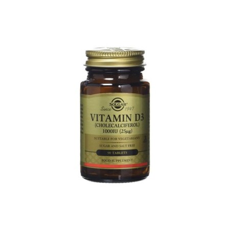 Solgar Vitamin D3 1000iu, Βιταμίνη D3 90 ταμπλέτες