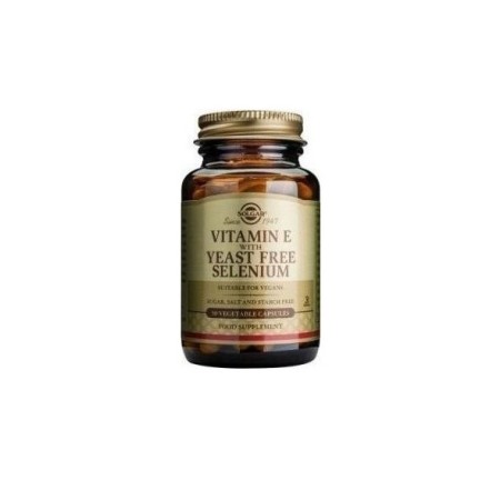 Solgar Vitamin E+Selenium 50 φυτικές κάψουλες