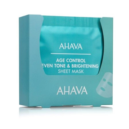 Ahava Age Control Even Tone & Brightening Sheet Mask Μάσκα Αναζωογόνησης, 17gr