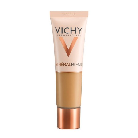 Vichy Mineral Blend Make-Up Fluid 15 Terra, Ενυδατικό Fond de Teint 16 ωρών για Επιδερμίδα Γεμάτη Φρεσκάδα 30ml