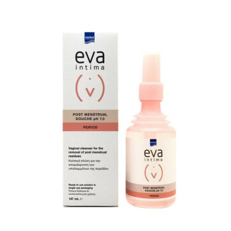 Intermed Eva Douche Post-Menstrual pH7.0, Κολπική Πλύση με Χλωριούχο Νάτριο 147ml