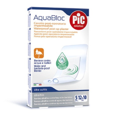Pic Solution AquaBloc Waterproof Ultra Thin 15cm x 10cm, Αυτοκόλλητα Επιθέματα 5Τμχ.