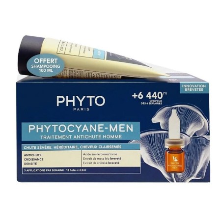 Phyto Set Cyane Men + Shampoo 23