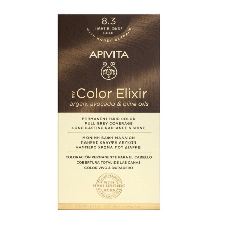 Apivita My Color Elixir 8.3 Βαφή Μαλλιών  Ξανθό Ανοιχτό Χρυσό 125ml