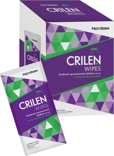 Frezyderm - Crilen Wipes 20 Ατομικά Φακελάκια