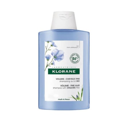 Klorane Linum Shampoo Σαμπουάν για Όγκο με Ίνες Λιναριού BIO 400ml