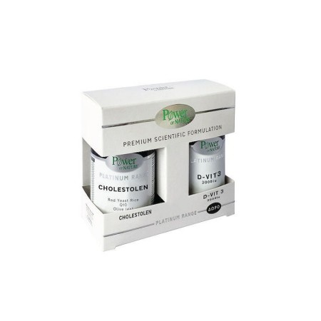 Power Health Promo Pack Platinum Range Cholestolen 40s Tabs + ΔΩΡΟ D-Vit 3 2000iu 20s Tabs