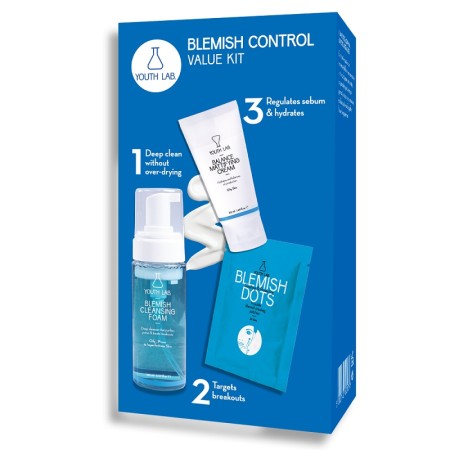 Youth Lab Promo Blemish Control Cleansing Foam 150ml Blemish Dots 32τμχ & Balance Mattifying Cream 50ml