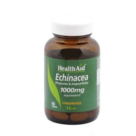 Health Aid Echinacea 1000mg, Για Ενίσχυση Της Φυσικής Άμυνας Του Οργανισμού 60 tabs