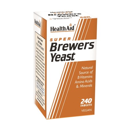 Health Aid Brewers Yeast, Μαγιά Μπύρας 240 ταμπλέτες