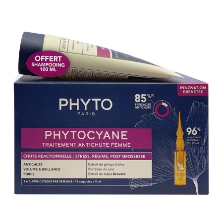 Phyto Set Cyane Reac + Shampoo 23