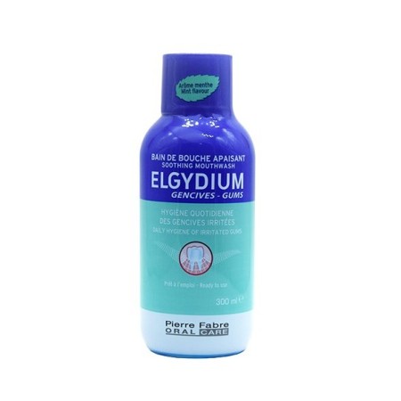 Elgydium Gencives-Gums Soothing Mouthwash, Διάλυμα για Στοματικές Πλύσεις 300ml