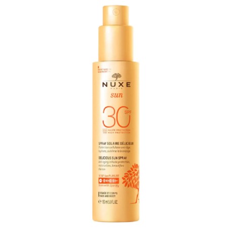 Nuxe Delicious Sun Spray High Protection SPF30 Αντηλιακό Γαλάκτωμα για Πρόσωπο & Σώμα, 150ml