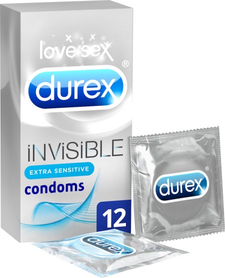 Durex - Ultimate Invisible Extra Thin-Extra Sensitive 12τμχ