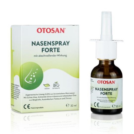 Otosan Nasal Spray Υπέρτονο Αποσυμφορητικό Μύτης με Θαλασσινό Νερό, 30ml
