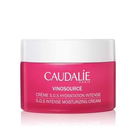 Caudalie - Vinosource S.O.S. Intense Moisturizing Cream, Ενυδατική Κρέμα Προσώπου 50ml