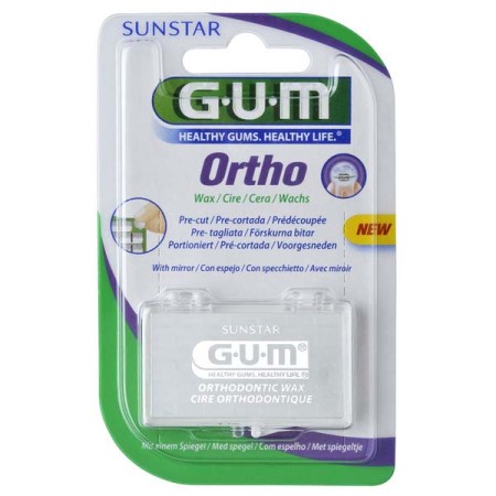 Sunstar Gum Orthodontic Wax Unflavored (Κατάλληλο για Σιδεράκια) 723, 1 τεμ.