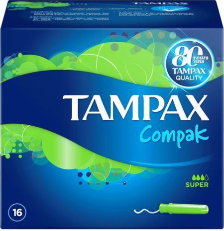 Tampax Compak Super 16τμχ