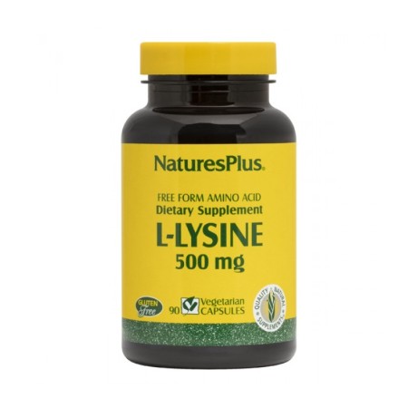 Natures Plus L-Lysine 500mg 90 φυτικές κάψουλες
