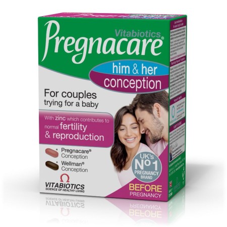 Vitabiotics Pregnacare His & Her Conception, για Ζευγάρια που Προσπαθούν για Μωρό 60 Tablets