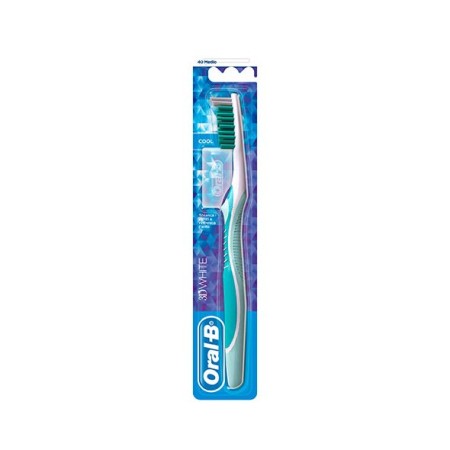 Oral-B 3D White Cool Οδοντόβουρτσα Μέτρια 1 τεμ