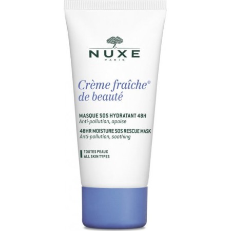 Nuxe Creme Fraiche® De Beaute Masque SOS Hydratant 48H, Μάσκα 48ωρης Ενυδάτωσης με Καταπραϋντική Δράση 50ml