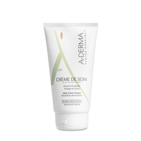 A-Derma Creme De Soin Skin Care Cream, Κρέμα Προσώπου και Σώματος για το Ευαίσθητο και Ερεθισμένο Δέρμα 150ml