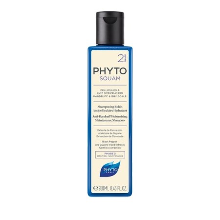 Phyto - Phytosquam Αντιπιτυριδικό Εξυγιαντικό Σαμπουάν για Πιτυρίδα και Ξηρό Tριχωτό, 250ml