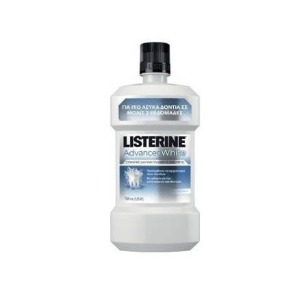 Listerine Solution Advanced White, Στοματικό Διάλυμα για πιο Λευκά Δόντια 500ml