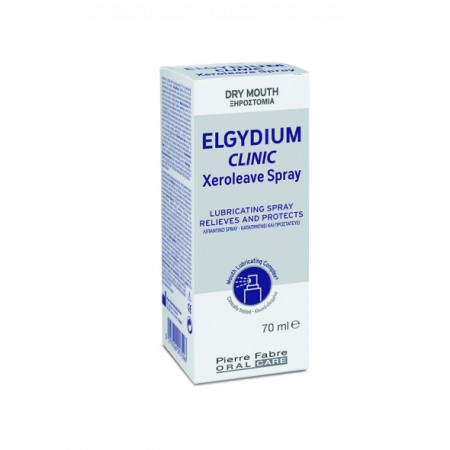 Elgydium Clinic Xeroleave Spray, Λιπαντικό Σπρέι για το Ξηρό Στόμα 70ml