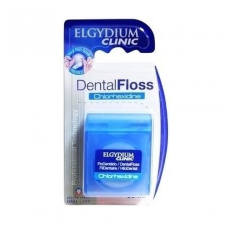 Elgydium Dental Floss Chlorhexidine 50m, Οδοντικό Νήμα κατά της Πλάκας 50m