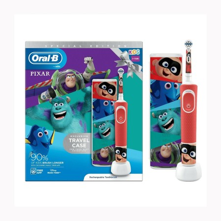 Oral-B Vitality Kids Special Edition Ηλεκτρική Οδοντόβουρτσα Pixar για Παιδιά 3+ ετών & Θήκη Ταξιδίου 1τμχ