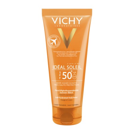 Vichy Ideal Soleil SPF 50, Αντηλιακό Γαλάκτωμα για Πρόσωπο & Σώμα 100ml