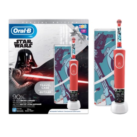 Oral-B Vitality Kids Special Edition Star Wars Kids 3+, Παιδική Επαναφορτιζόμενη Ηλεκτρική Οδοντόβουρτσα & Θήκη Ταξιδίου 1τμχ