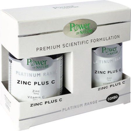 Power Of Nature Platinum Range Zinc Plus C 2 x 30 ταμπλέτες