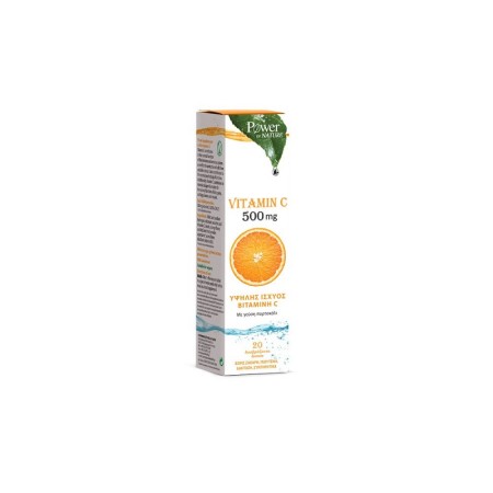 Power Health Vitamin C 500mg Πορτοκάλι 20 αναβράζοντα δισκία