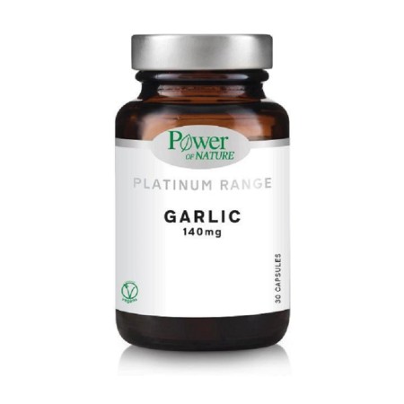Power Of Nature Platinum Range Garlic 140mg 30 κάψουλες