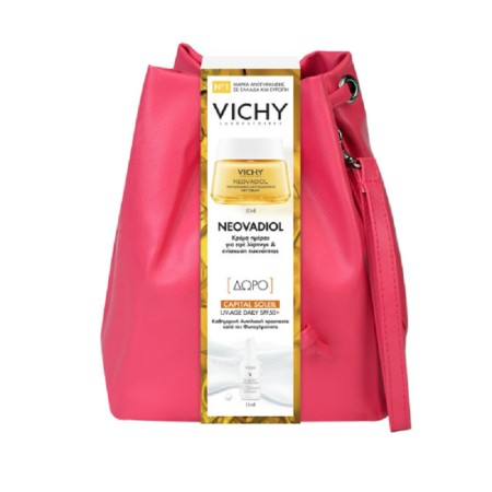 Vichy Promo Neovadiol Replenishing Anti-Sagginess Day Cream 50ml & Δώρο Capital Soleil UV-Age Daily Spf50+ 15ml Σε Τσαντάκι