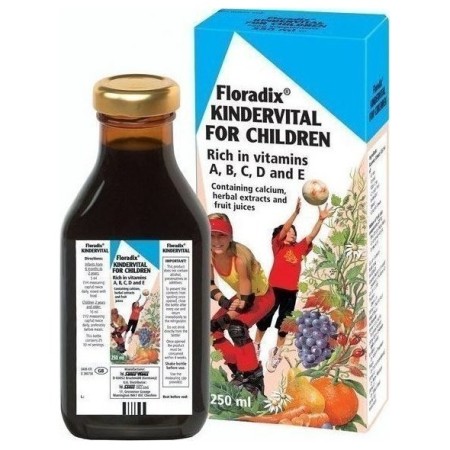 Power Health Floradix Kindervital, Συμπλήρωμα Διατροφής για Παιδιά με Ασβέστιο και Βιταμίνες 250ml