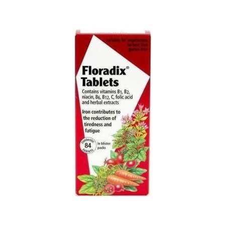 Power Health Floradix Tablets, Συμπλήρωμα Διατροφής με Οργανικό Σίδηρο 84 ταμπλέτες