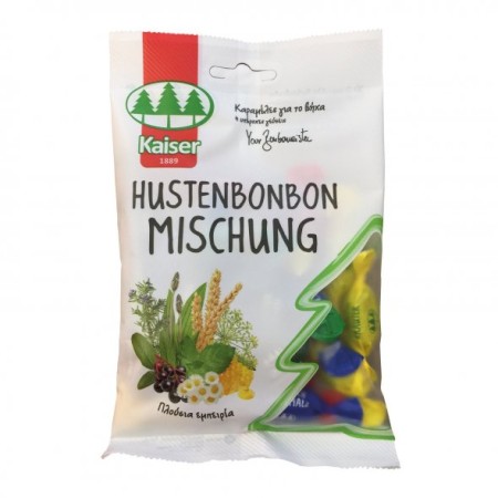 Kaiser Hustenbonbon Mischung καραμέλες λαιμού με 4 υπέροχες γεύσεις 80gr