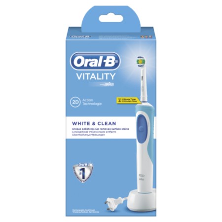 Oral-B Vitality White + Clean Ηλεκτρική Οδοντόβουρτσα από την Braun