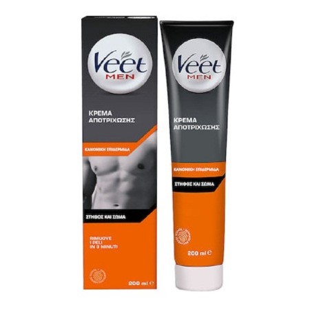 Veet - for Men Κρέμα Αποτρίχωσης Για Άνδρες για Ξηρές Επιδερμίδες 200ml
