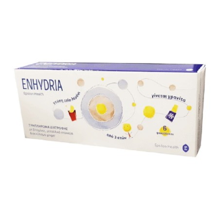 Epsilon Health Enhydria Συμπλήρωμα για την Ενίσχυση του Ανοσοποιητικού 6 x 15ml φακελίσκοι Cola Lemon